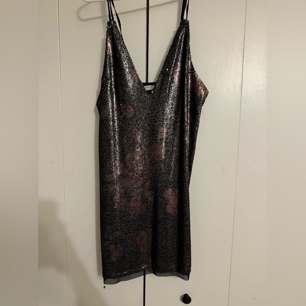 Free people sequin shift dress